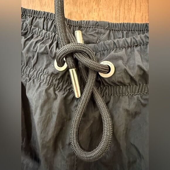 Jordan Flight Black Nylon Windbreaker Track Pants Joggers Size S Logo Detail - Picture 6 of 12